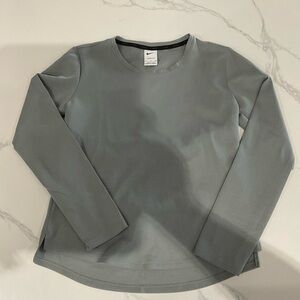 Nike Slate Gray Long Sleeve Top